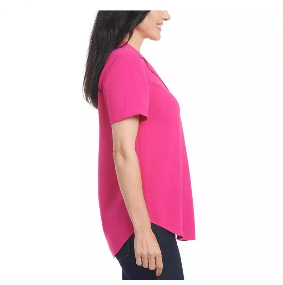 NWT Hilary Radley Ladies' Pink Blouse Size S - Picture 2 of 3
